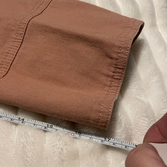 Westport Blush Pink military classic button up with front clasp closures size 2X - Picture 7 of 8